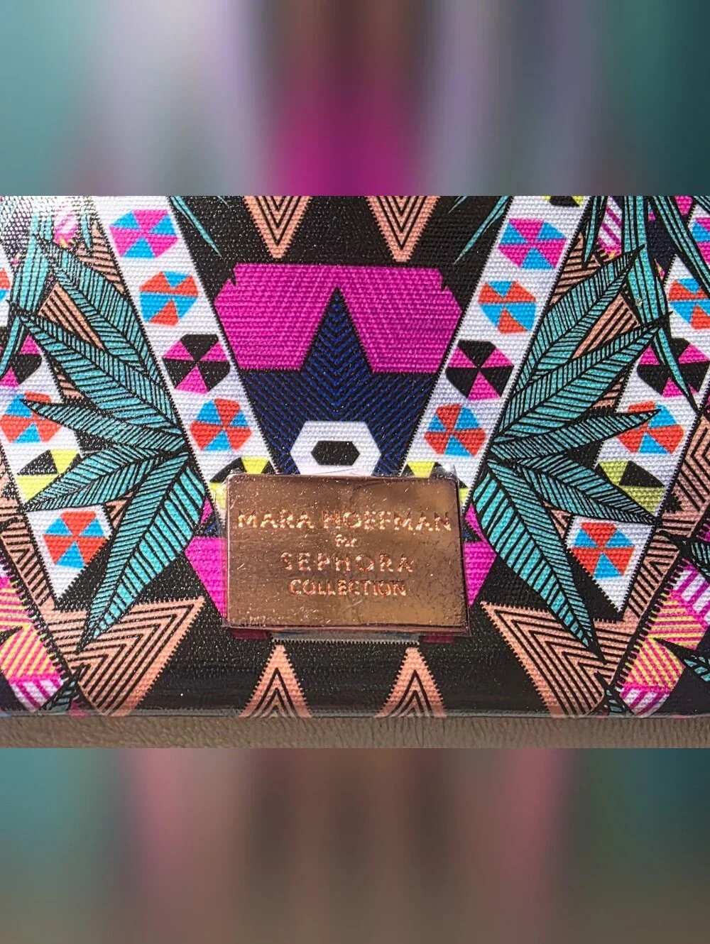 NWT - Mara Hoffman Kaleidoscope . Foldover Clutch